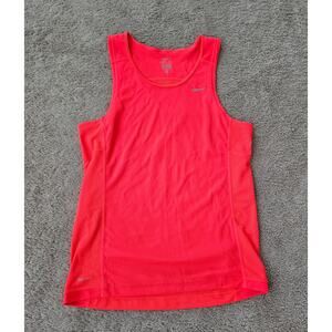 Nike Miler tank top, Lightweight Running top, Size small, Racerback, Neon Pink